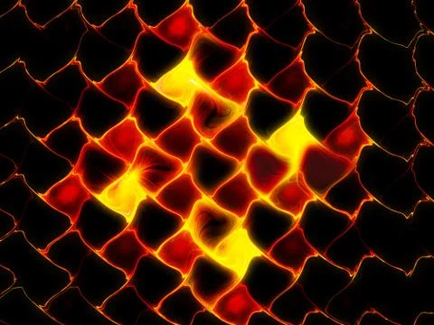 Fiery lava abstract background Illustrazione stock