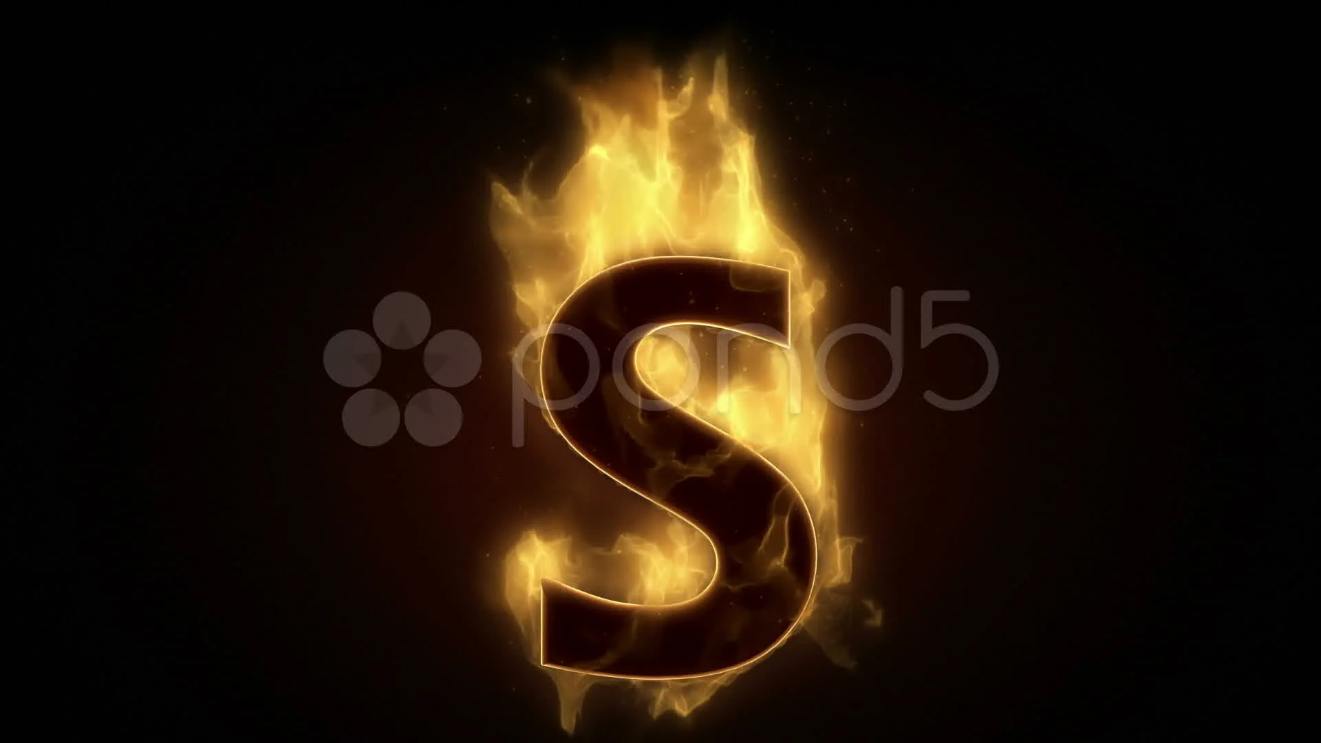 S Letter Fire Images