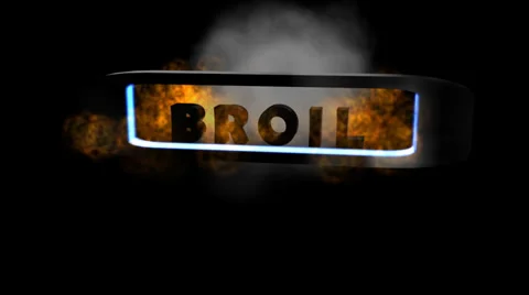 Fiery Letters, "Broil" (Looping) Vídeo Stock 33825954