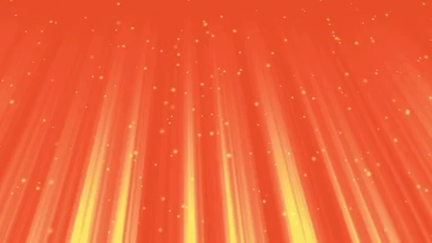 Fiery Light Rays and Sparkling Particles Stock Footage 91158932