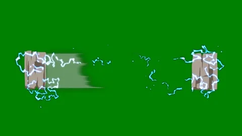 A fiery light streak transitioning across green screen perfect for adding 動画素材 301386662