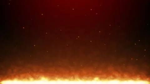 Fiery line effect green screen background Stock Footage 292463796