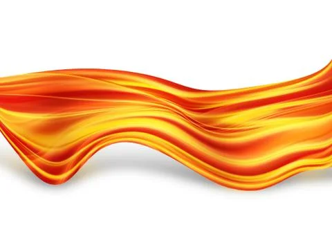 Fiery lines Stock Illustration