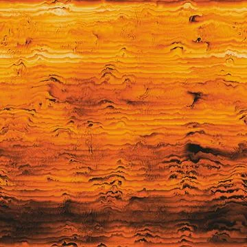 Fiery Liquid Texture with Black Streaks Stock Photos