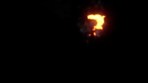 Fiery moving across animation effect background. Video stock 337015864