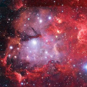 Fiery Nebula in outer space. Elements of this Image Furnished By NASA Illustrazione stock