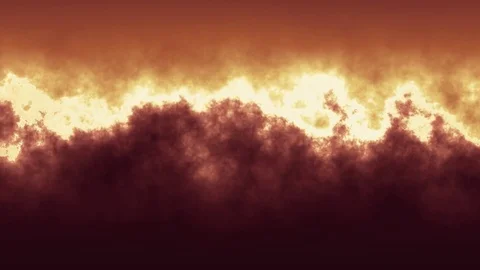 Fiery orange Cloud turbulence soft abstract animation background - new unique Stock Footage 83580741