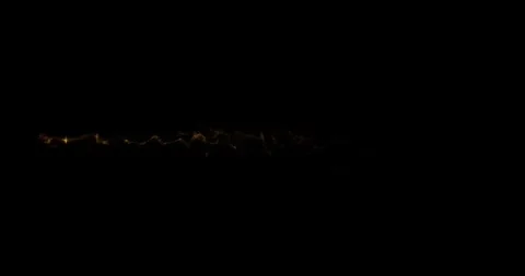 Fiery Orange Laser Beam On Black Background Compositing Element Видео 330830438