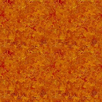 Fiery Orange Lava Seamless Pattern with Red and Gold Molten Fluid Texture Illustrazione stock