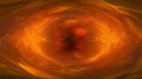 Fiery Orange Vortex Background Seamless Loop Stock Footage 343118892