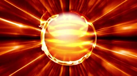 Fiery Orb - HD LOOP  Video stock 60242863
