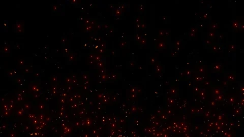 Fiery Particles Animation: Perfect for Dramatic Scenes Stock-Footage 280419727