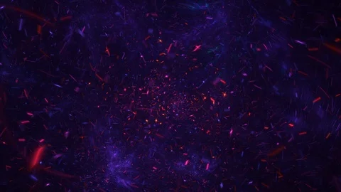 Fiery Particles Background Stock Footage 100542967