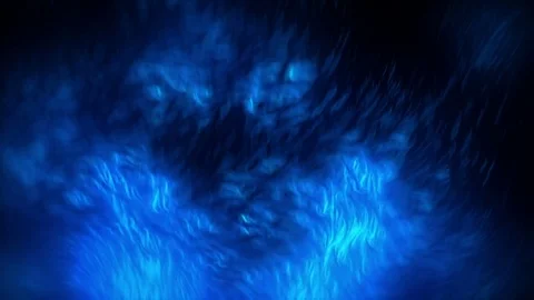 Fiery Particles Blue Stock Footage 73867447