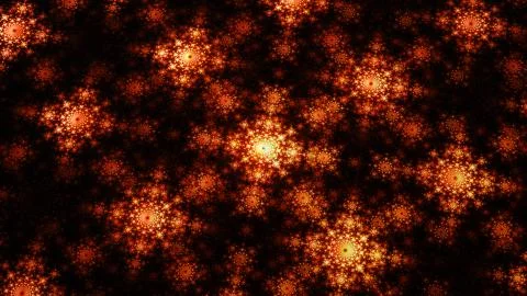 Fiery quantum mechanics computer generated abstract background Stock-Illustration