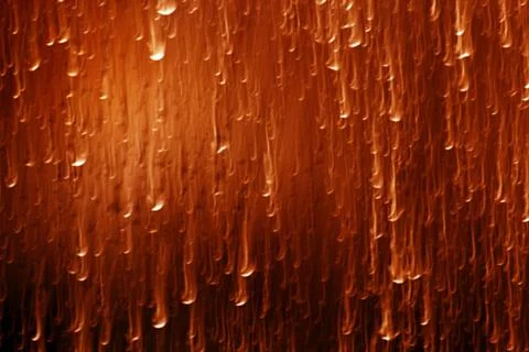 The fiery rain Stock Photos