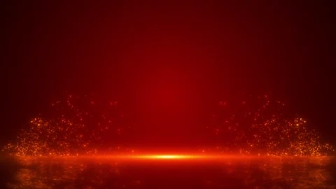 Fiery red abstract scene amber particle clouds, bright flare, smoky warm atmosph Stock Footage 340471138