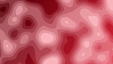 Fiery Red and Pink Contour Flow Stock Footage 314309425