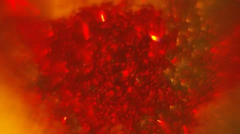 Fiery Red Electronic Fantasy 库存影片 12538566