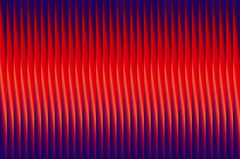Fiery Red Gradient Lines Stock Illustration