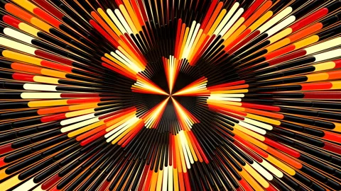 Fiery rotation Stock Footage 156655546