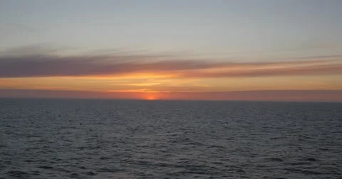 Fiery sky on sunset Stock Footage 50557851