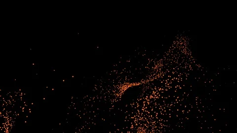 Fiery sparks 01 Video stock 121081929