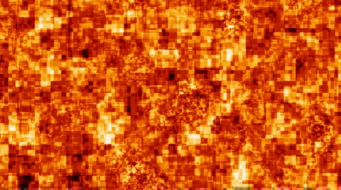Fiery squares Stock Footage 2534114