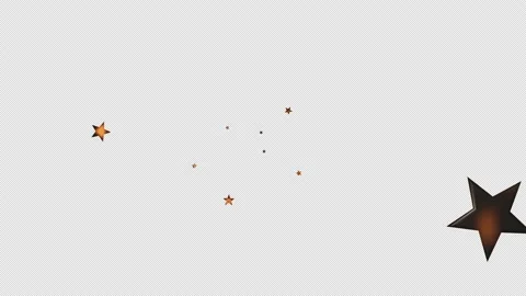 Fiery stars fly in space. Stock Footage 237801528