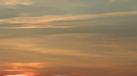 Fiery Sunset Stock Footage 281464