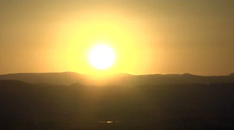 Fiery Sunset 스톡 동영상 54747574