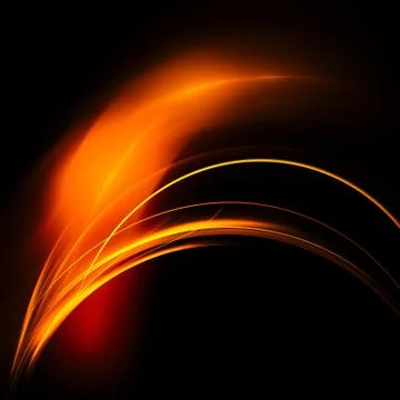 Fiery template Stock Illustration