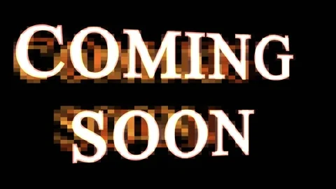 Fiery text animation 'Coming Soon' with dramatic lighting for cinematic ann.. Stock Footage 345620097