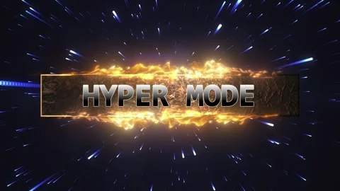 Fiery text animation with glowing light streaks and motion blur effect for Video stock 347344925