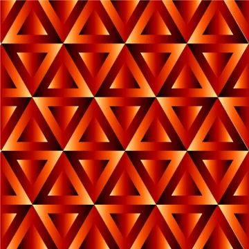 Fiery texture with triangles  Stock Illustration