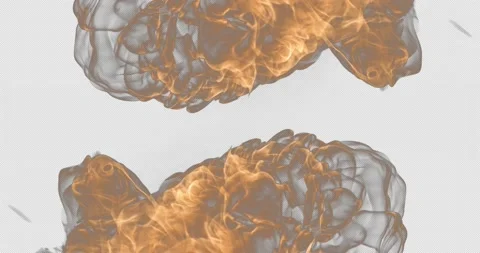 Fiery Transition Stock Footage 172279670