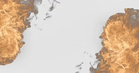 Fiery Transition Stock Footage 172280740