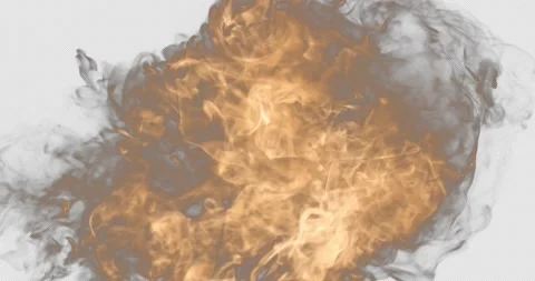Fiery Transition Stock Footage 172282922