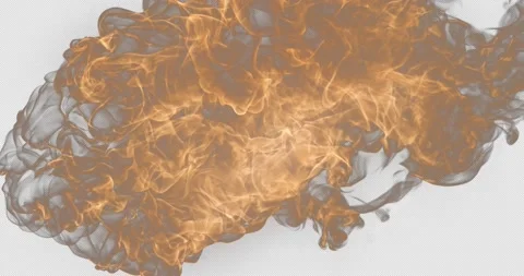 Fiery Transition Stock Footage 172287833