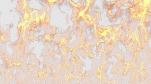 Fiery transitions burning fuel on a transparent background. Stock-Footage 266398773