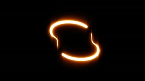 Fiery tubes - digital animation 库存影片 113948