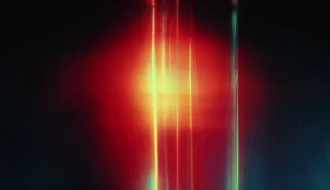Fiery Vertical Scratches and Light Leak Overlay Video stock 328229576