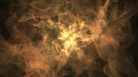 Fiery Vortex Glowing Textures, Dynamic Energy in Dark Background Stock Footage 302489470