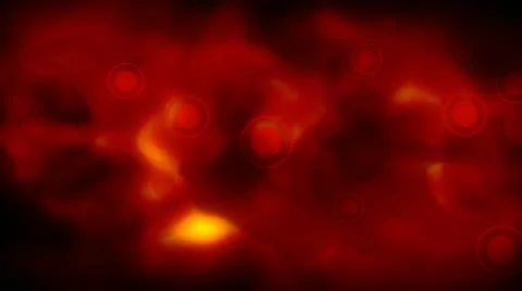 Fiery Waves Stock Footage 12758993