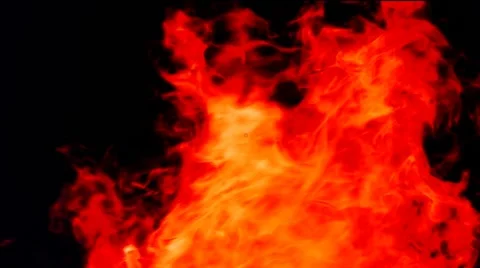 Fiery whirlwind. Flame Stock-Footage 55854297