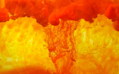 Fiery yellow abstract background. Cool trending screensaver.. Stock Photos