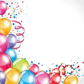 Fiesta balloons Stock Illustration