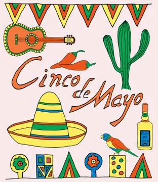 Fiesta elements イラスト素材