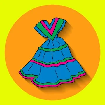 Fiesta elements Illustrazione stock