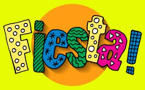 Fiesta elements イラスト素材